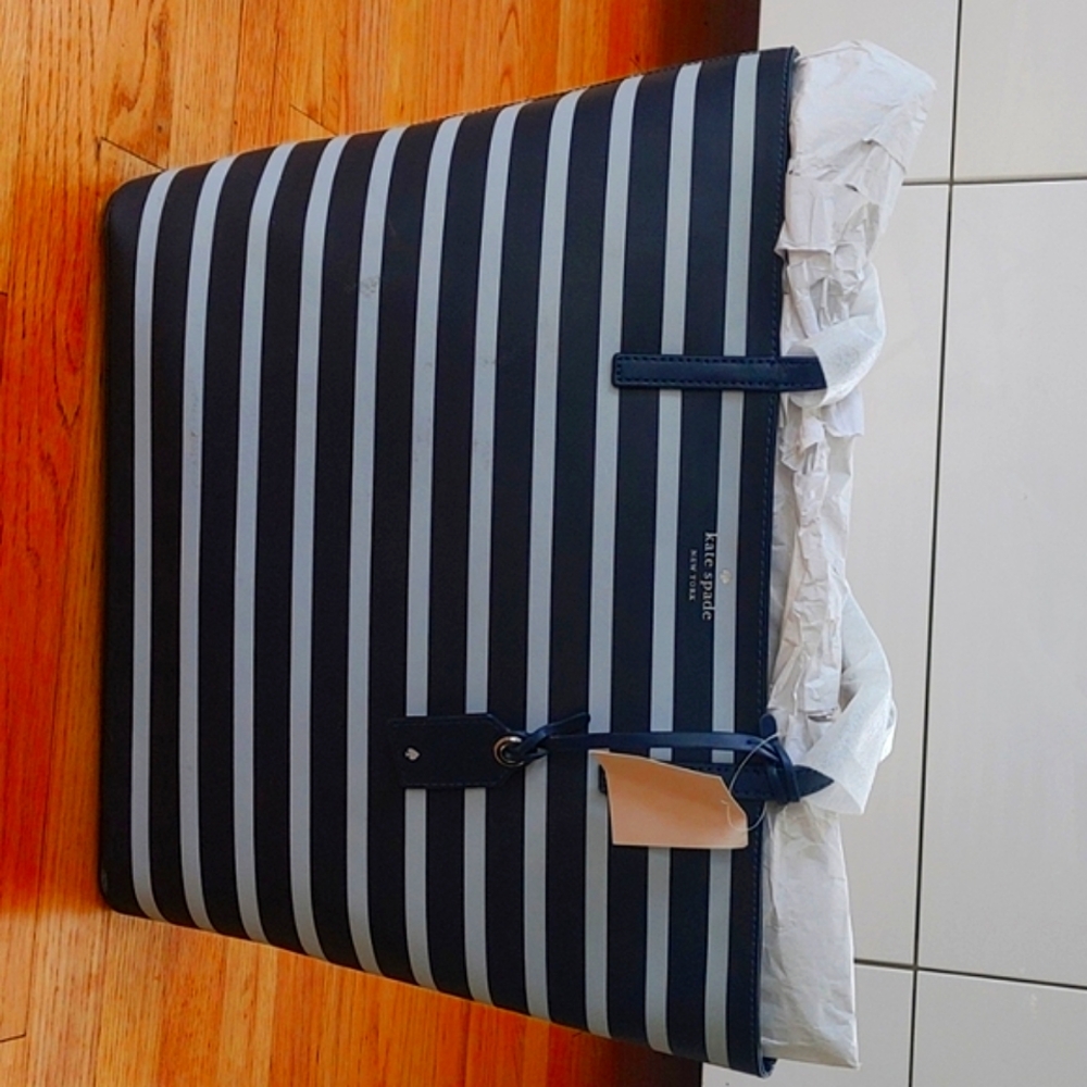 Kate Spade medium to large tote blue and gray